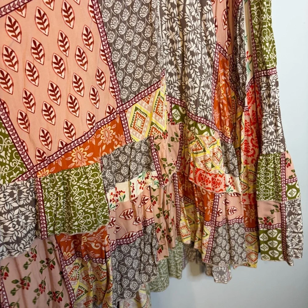 Abel the Label : Bohemian Floral Patchwork Maxi Dress - Picture 6 of 9